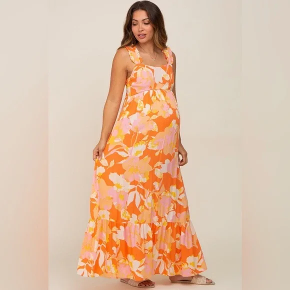 Pinkblush floral maxi dress with pockets nwt - Picture 2 of 7